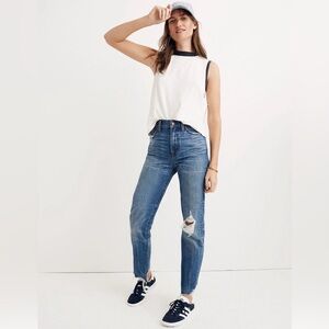 Madewell The Perfect Summer Jean: Destructed Edition, Sz 28